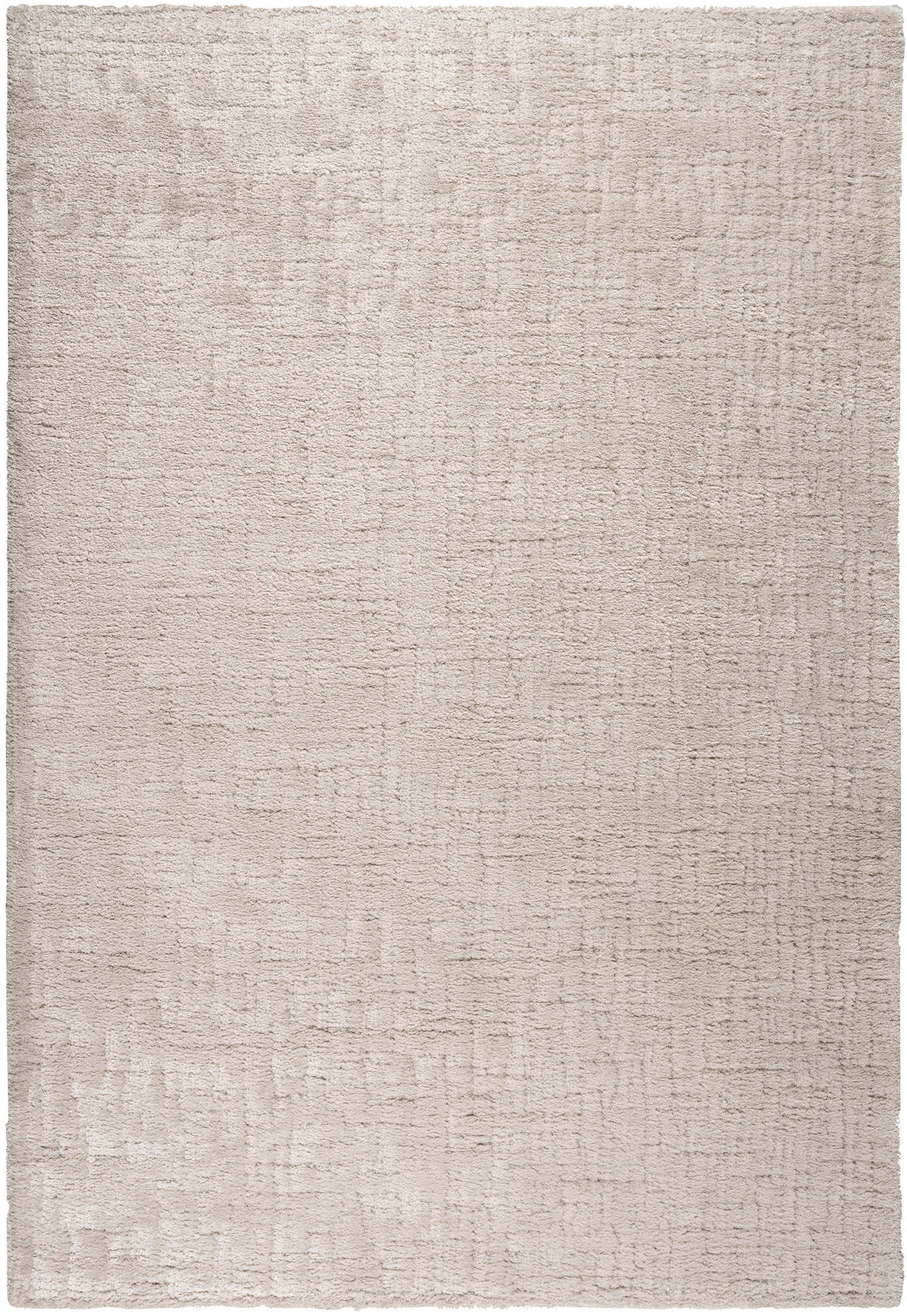 HOCHFLORTEPPICH Masai Beige rechteckig  - Beige, Basics, Kunststoff/Textil (133cm) - Novel