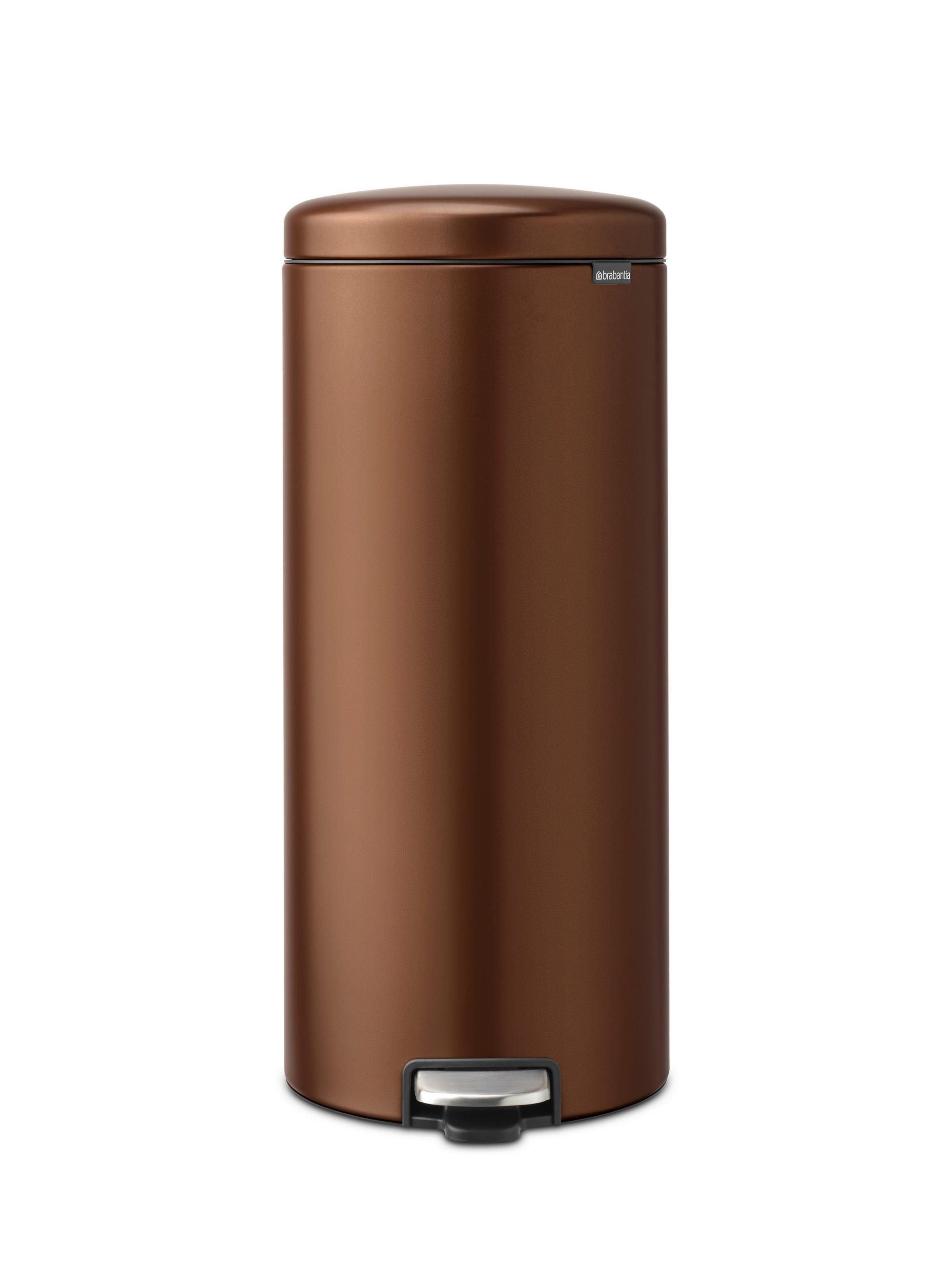 PEDÁLOS SZEMETES 30 l  - bronz/fekete, Basics, műanyag/fém (30l) - Brabantia
