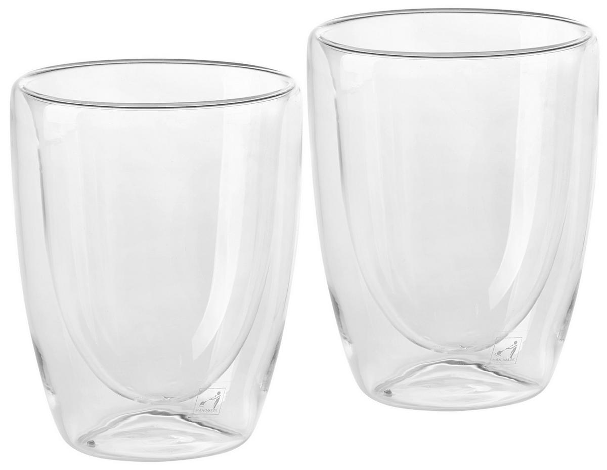KAFFEEBECHER DUO II  300 ml   - Klar, Design, Glas (18/12/9,3cm) - Leonardo