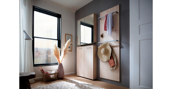 GARDEROBE 3-teilig in 150/200/17 cm - Ahornfarben, KONVENTIONELL, Holzwerkstoff (150/200/17cm) - Moderano