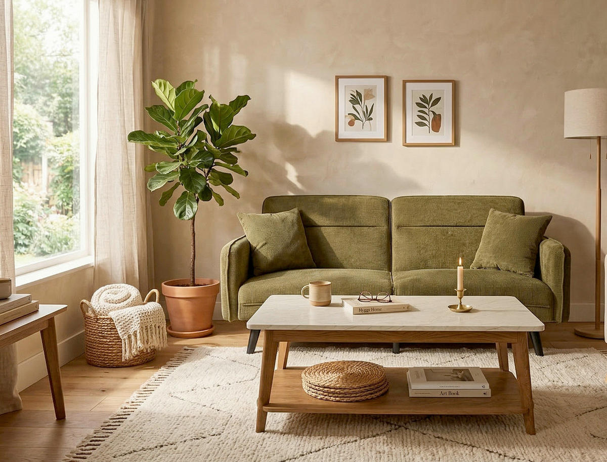 COUCHTISCH in Holzwerkstoff 110/55/39,7 cm  - Eichefarben/Weiß, MODERN, Holzwerkstoff (110/55/39,7cm) - MID.YOU