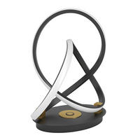 LED-TISCHLEUCHTE INDIGO 28/14/33 cm   - Goldfarben/Schwarz, Design, Metall (28/14/33cm) - Eglo