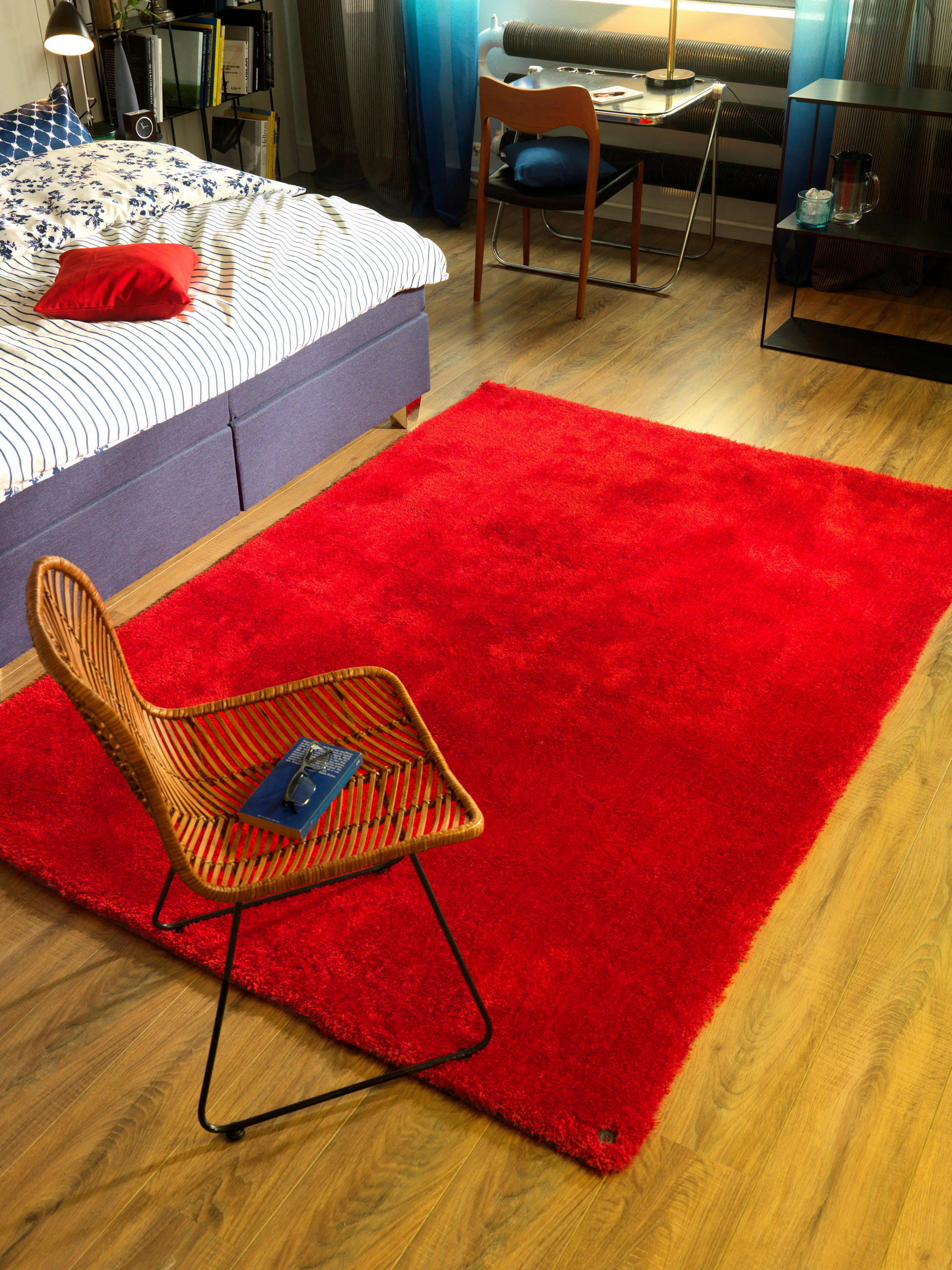 HOCHFLORTEPPICH 65/135 cm Rot  - Rot, Basics, Textil (65/135cm) - Tom Tailor