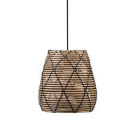 AUßENHÄNGELEUCHTE 28/25 cm   - Natur, Kunststoff (28/25cm)