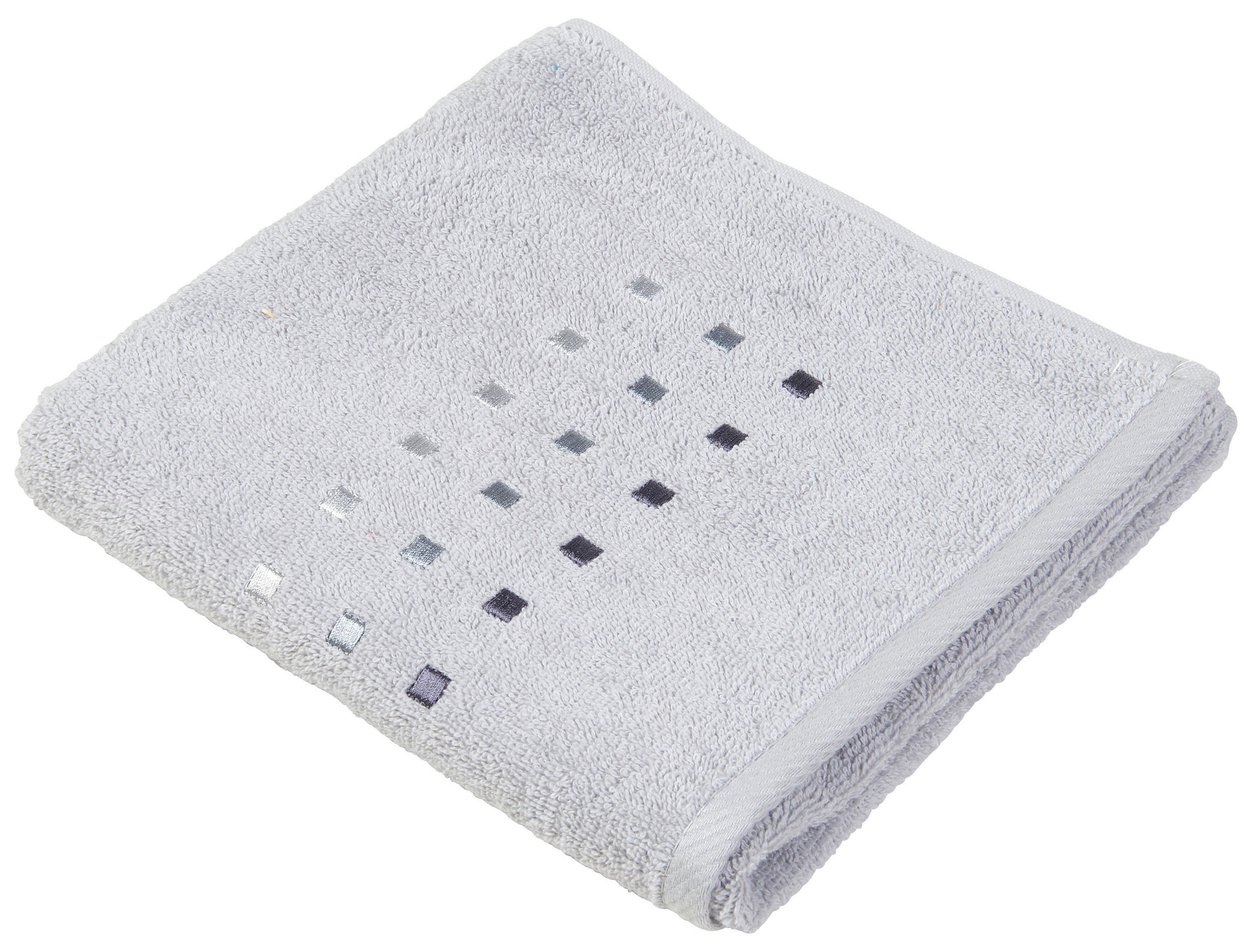 KÉZTÖRLŐ 50/100 cm ezüstszínű  - ezüstszínű, Konventionell, textil (50/100cm) - Esposa