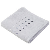 HANDTUCH 50/100 cm QUATTRO Silberfarben  - Silberfarben, KONVENTIONELL, Textil (50/100cm) - Esposa