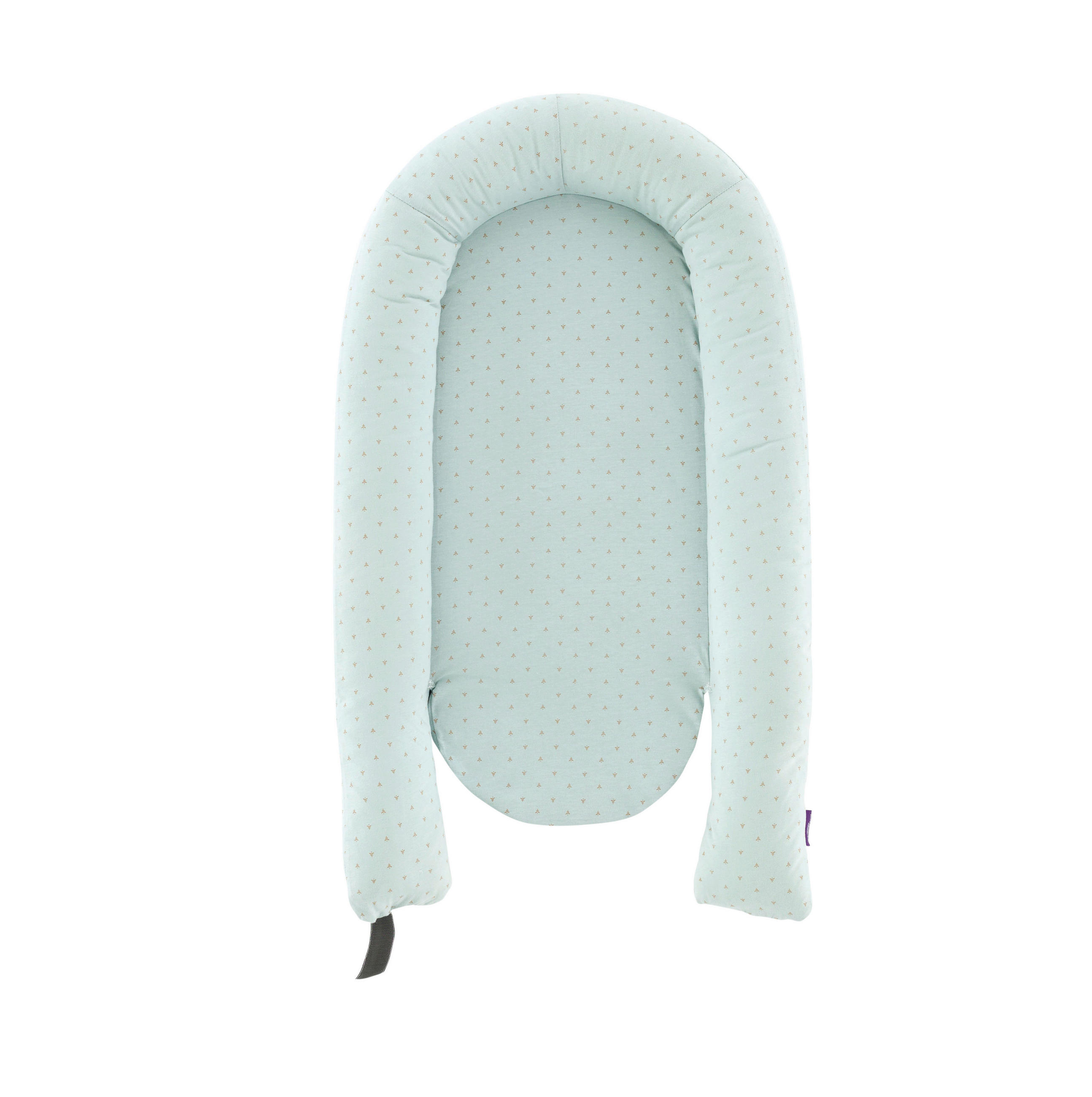 KUSCHELNEST Home Comfort  76/52/8 cm   - Hellblau, Basics, Textil (76/52/8cm) - Träumeland