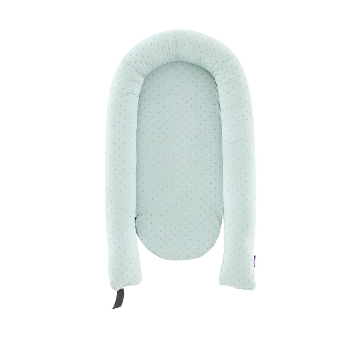 KUSCHELNEST Home Comfort  76/52/8 cm   - Hellblau, Basics, Textil (76/52/8cm) - Träumeland