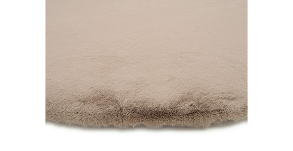 HOCHFLORTEPPICH 80 cm Nuvola - Exklusiv Taupe - Taupe, Basics, Textil (80cm) - Novel