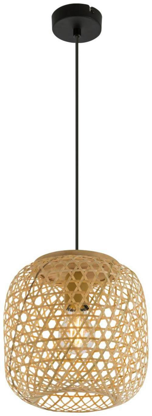 HÄNGELEUCHTE Mirena 23/135 cm   - Naturfarben, Natur, Naturmaterialien (23/135cm) - Globo
