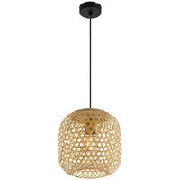 HÄNGELEUCHTE Mirena 23/135 cm   - Naturfarben, Natur, Naturmaterialien (23/135cm) - Globo