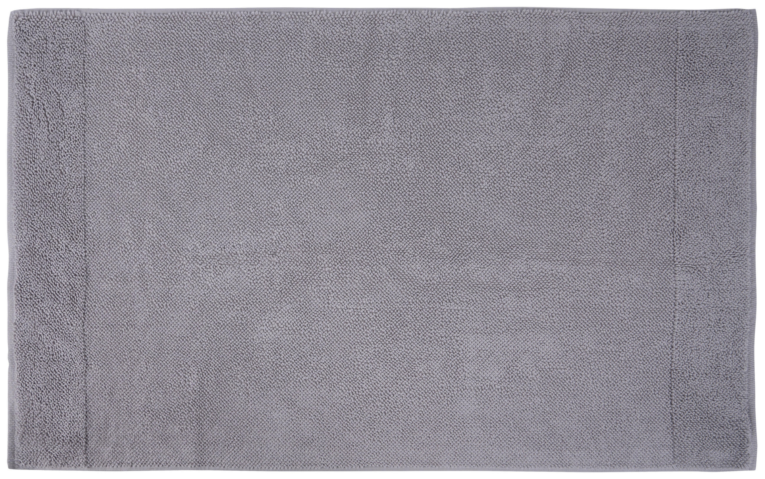 BADEMATTE 70/120 cm Silberfarben  - Silberfarben, KONVENTIONELL, Textil (70/120cm) - Bio:Vio
