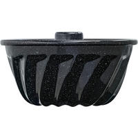 GUGELHUPFFORM  - Schwarz, Basics, Metall (18/9,3cm) - Riess