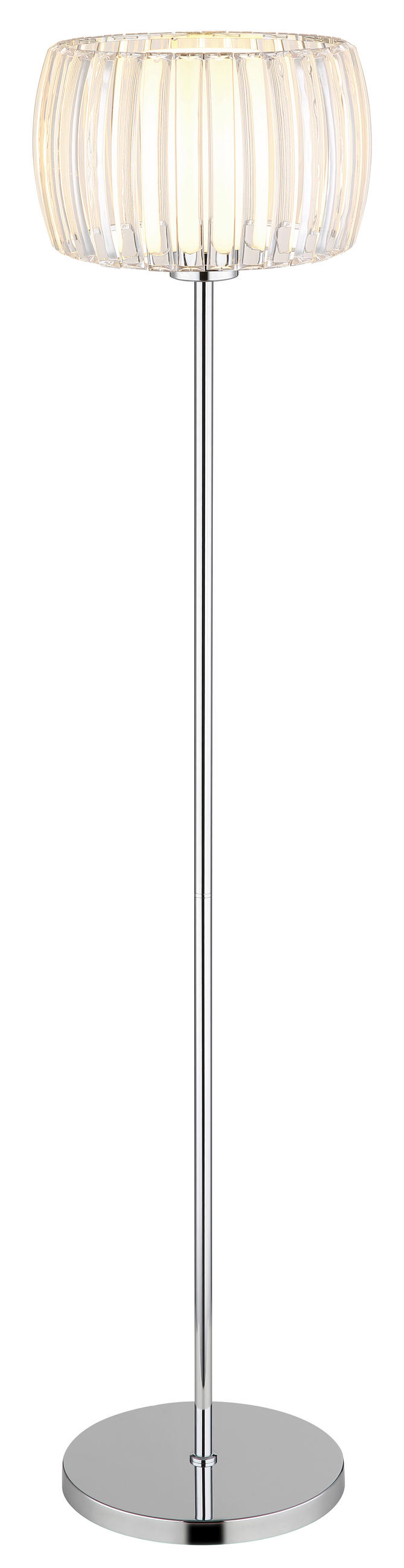 STEHLEUCHTE 32,5/150 cm    - Klar/Opal, Design, Glas/Kunststoff (32,5/150cm) - Globo