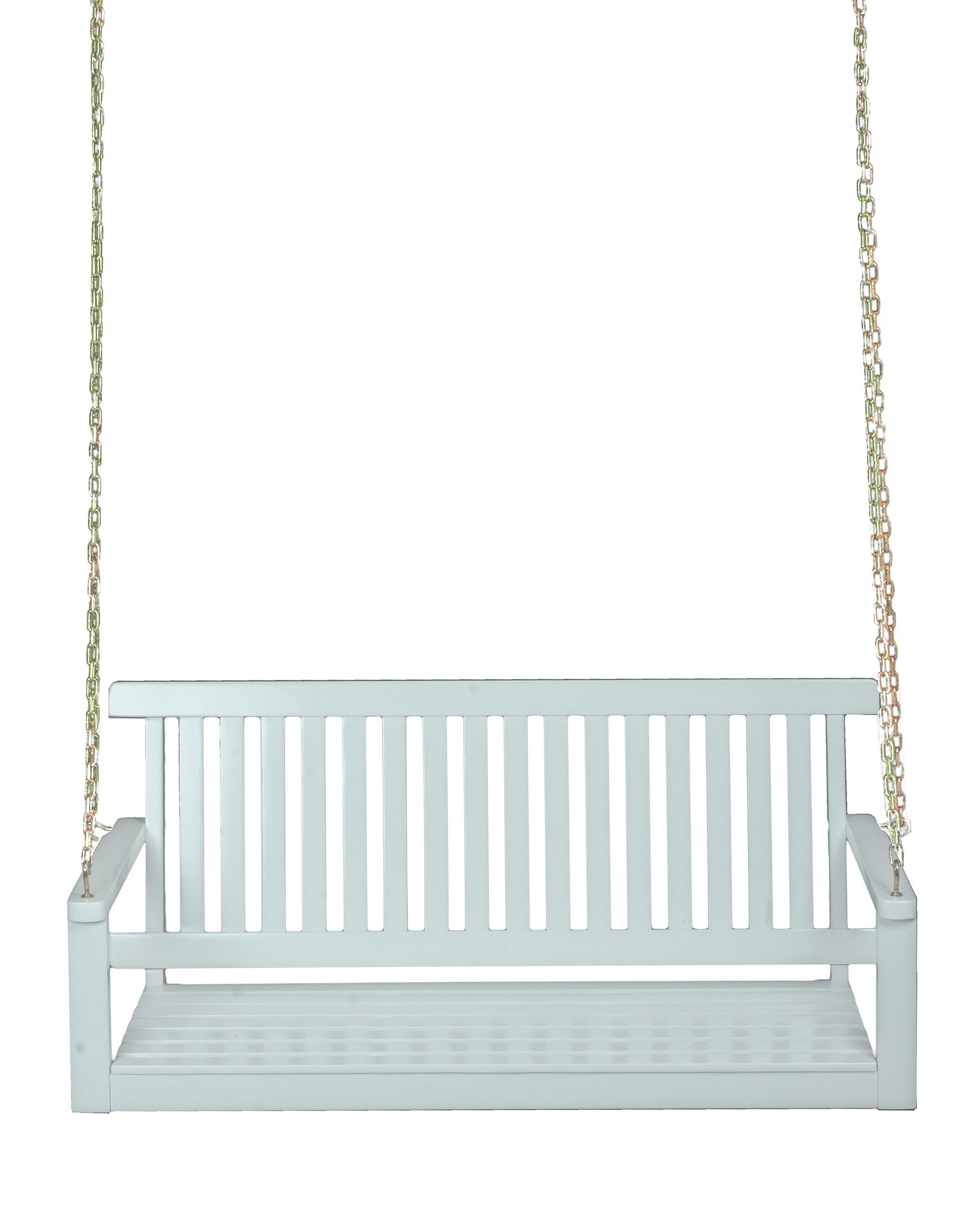 HÄNGEBANK 130/56/63 cm  - Weiß, Basics, Holz (130/56/63cm) - Gardenson