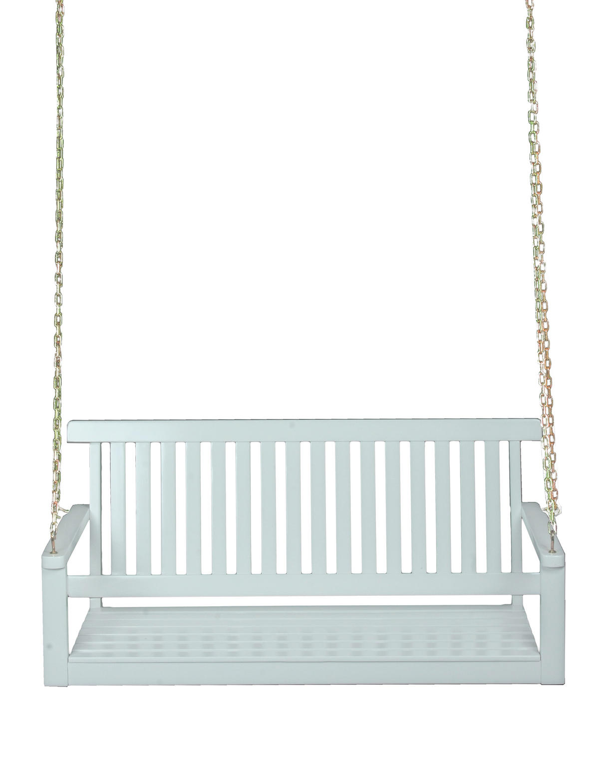 HÄNGEBANK - Weiß, Basics, Holz (130/56/63cm) - Gardenson