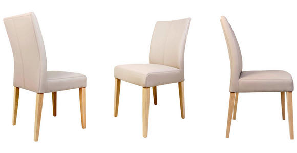 STUHL in Holz, Textil Schlammfarben, Eichefarben - Schlammfarben/Eichefarben, KONVENTIONELL, Holz/Textil (48/95/63cm) - Voleo