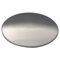 ABDECKKAPPEN  - Edelstahlfarben, Basics, Metall (8,89cm) - Systemceram