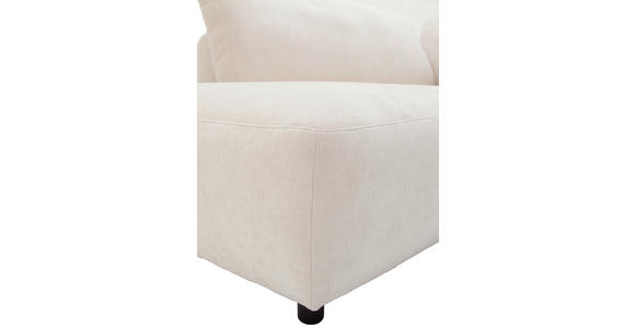 ECKSOFA  in Chenille Naturfarben  224/307 cm  - Schwarz/Naturfarben, KONVENTIONELL, Kunststoff/Textil (224/307cm) - Hom`in