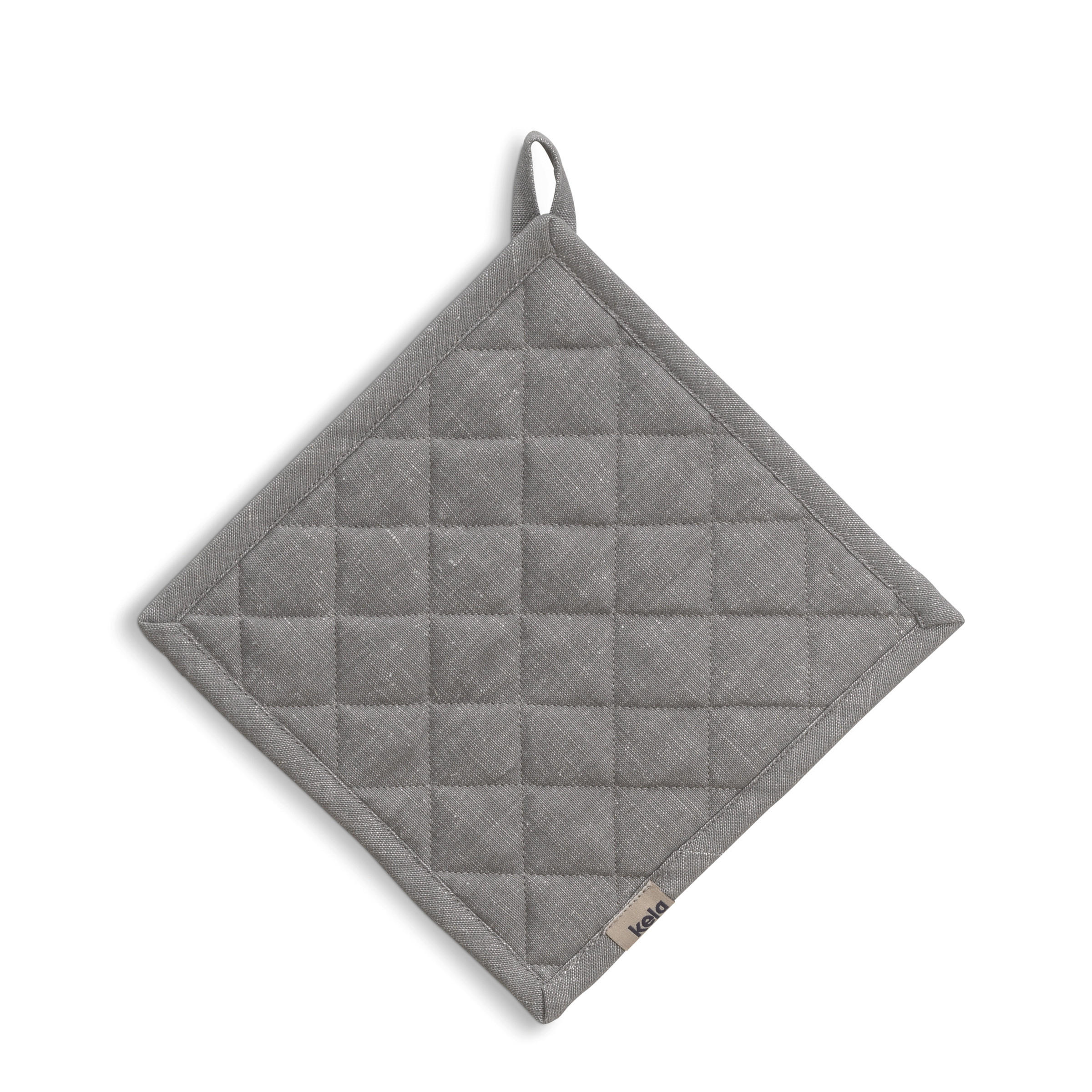 CHŇAPKA  - šedá, Basics, textil (20/20cm) - Kela