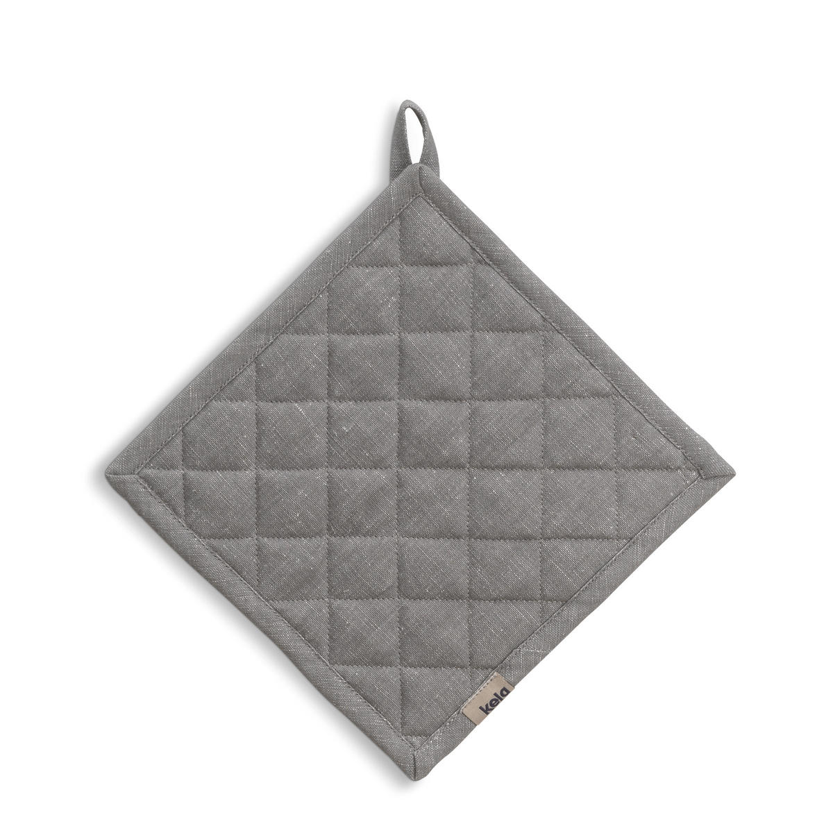CHŇAPKA  - šedá, Basics, textil (20/20cm) - Kela
