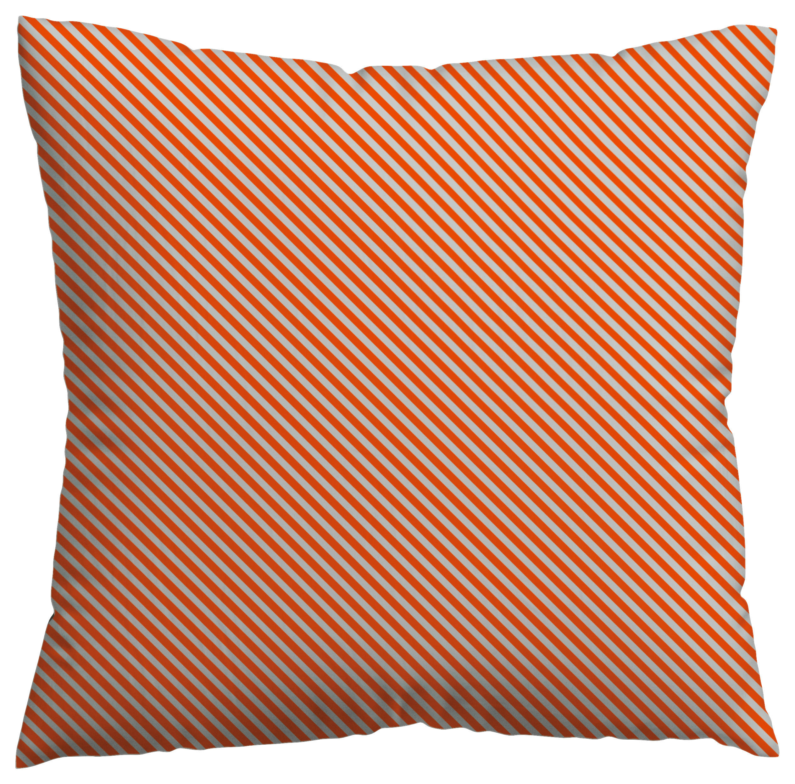 Schlafgut Kopfkissenbezug Woven Satin Fade Hellgrau, Rot 80x80 cm