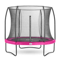 TRAMPOLIN 305/255 cm  - Pink, KONVENTIONELL, Kunststoff/Metall (305/255cm) - Salta