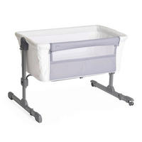 BEISTELLBETT Next2Me   - Grau, Basics, Textil/Metall (98/65/80/70,5cm) - Chicco