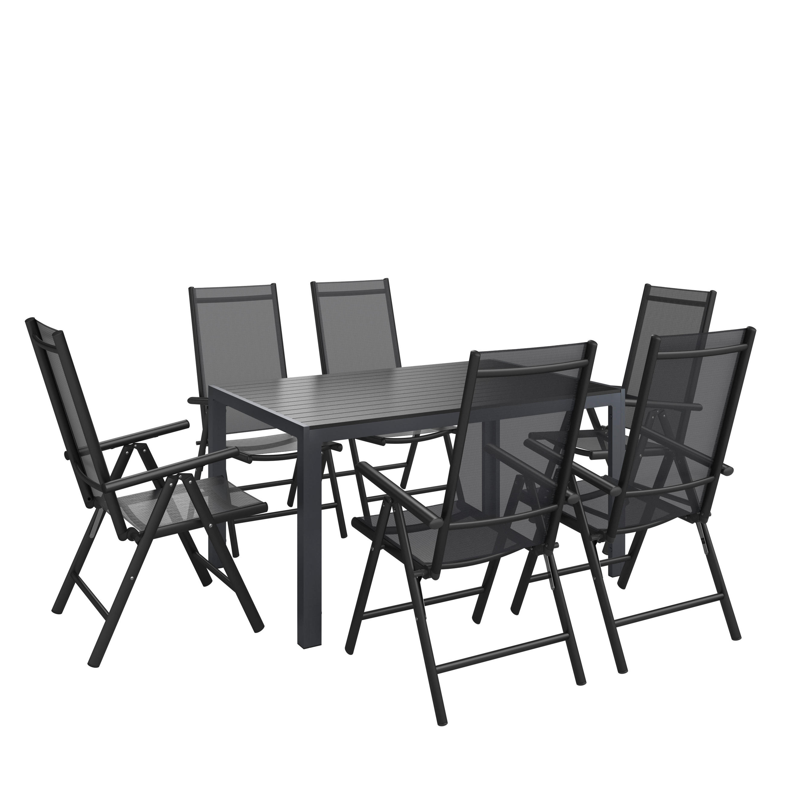 UTEGRUPP - svart/antracit, Modern, metall/textil - Ambia Garden