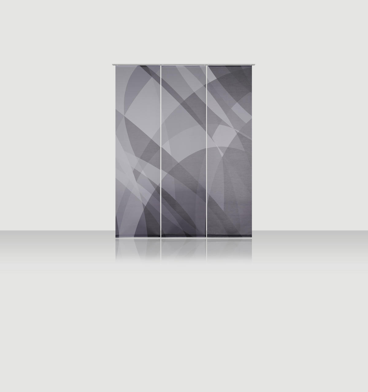 PANELGARDIN  - silver/antracit, Design, textil (60/245cm) - Novel