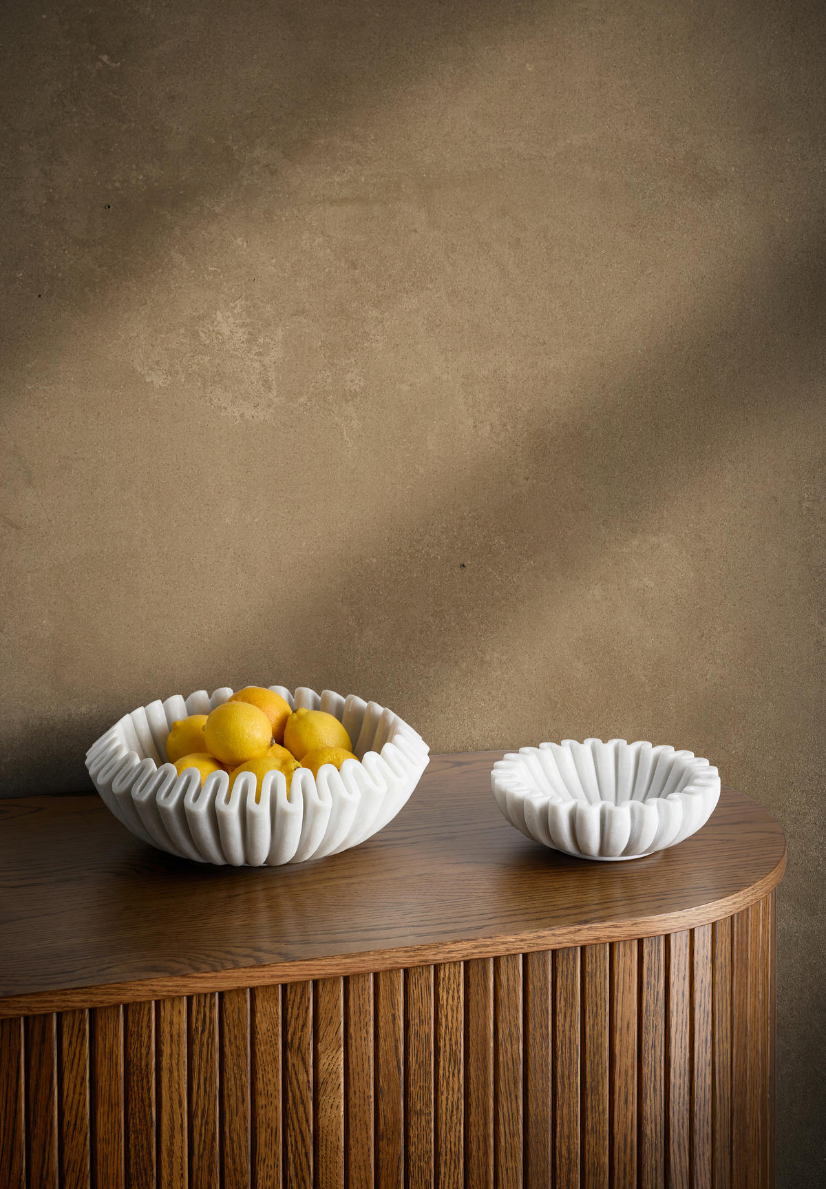 DEKOSCHALE - Weiß, Trend, Stein (20/6cm) - Ambia Home