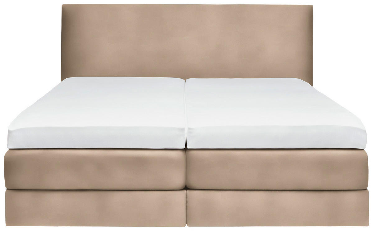 BOXSPRINGBETT 160/200 cm  in Beige  - Beige, Konventionell, Holz/Textil (160/200cm) - Dieter Knoll