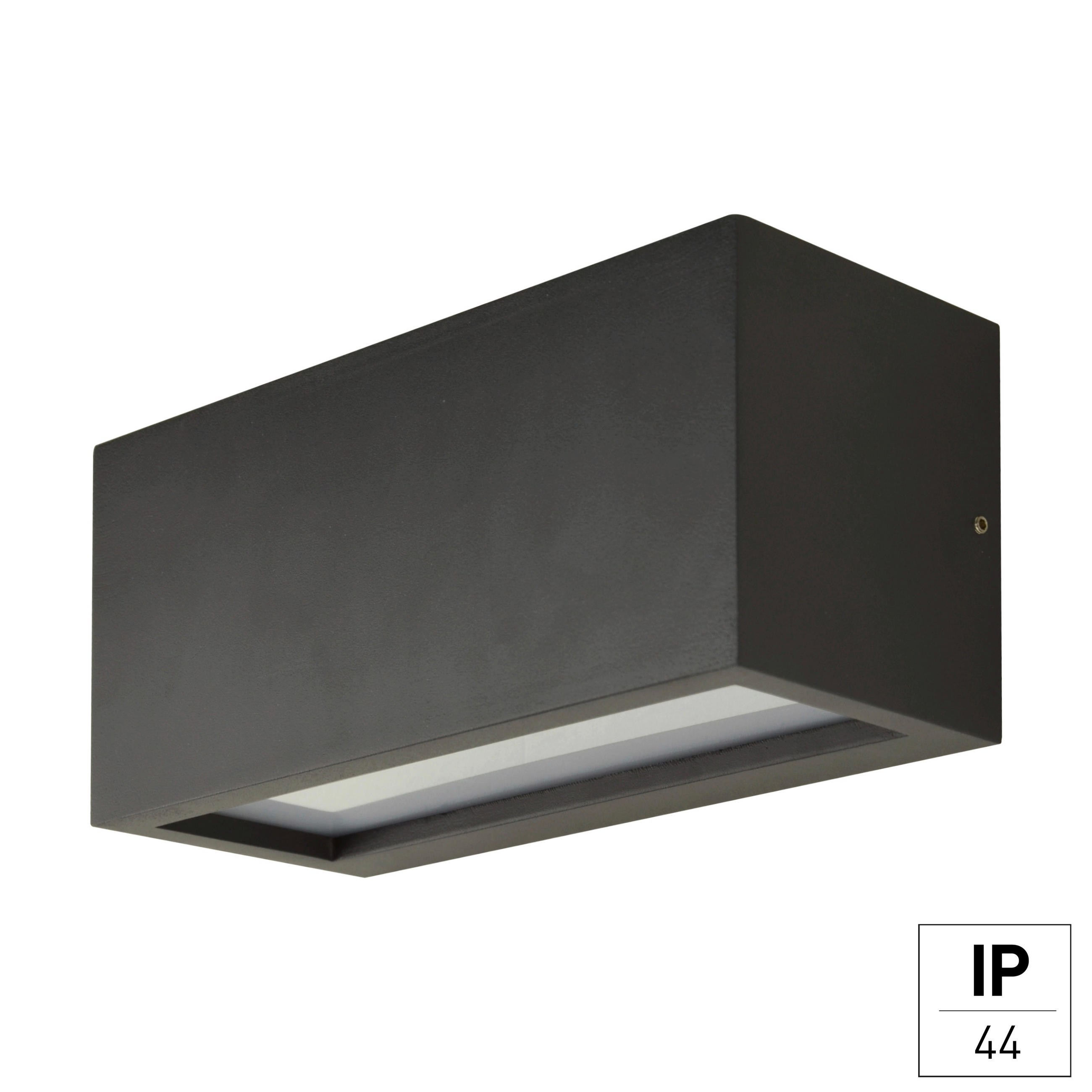 AUßENWANDLEUCHTE Drago 25/10,3/11,0 cm   - Anthrazit, Design, Metall (25/10,3/11,0cm)