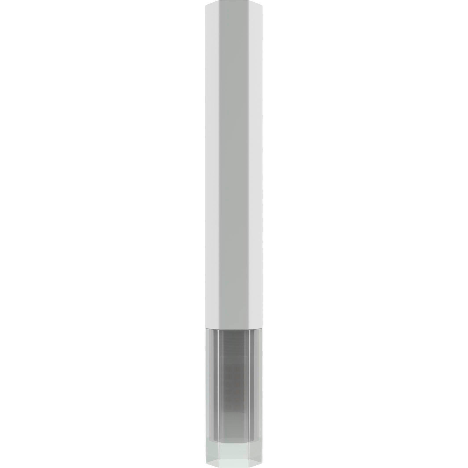 DECKENSTRAHLER 4,6/28 cm   - Weiß, Design, Glas/Holz (4,6/28cm)
