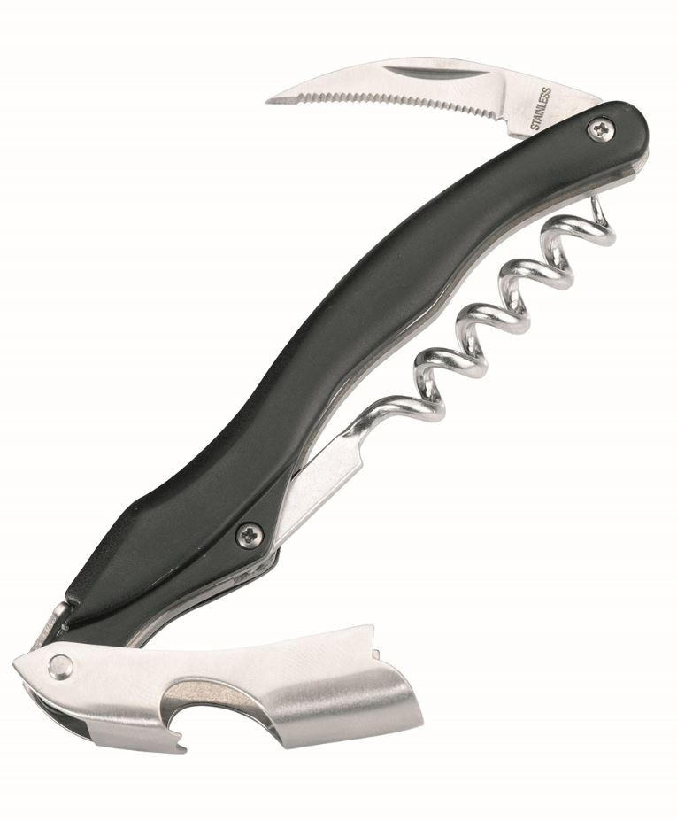 Gefu Kellnermesser Cameri Schwarz, Edelstahl 2.9x1.3x12.4 cm