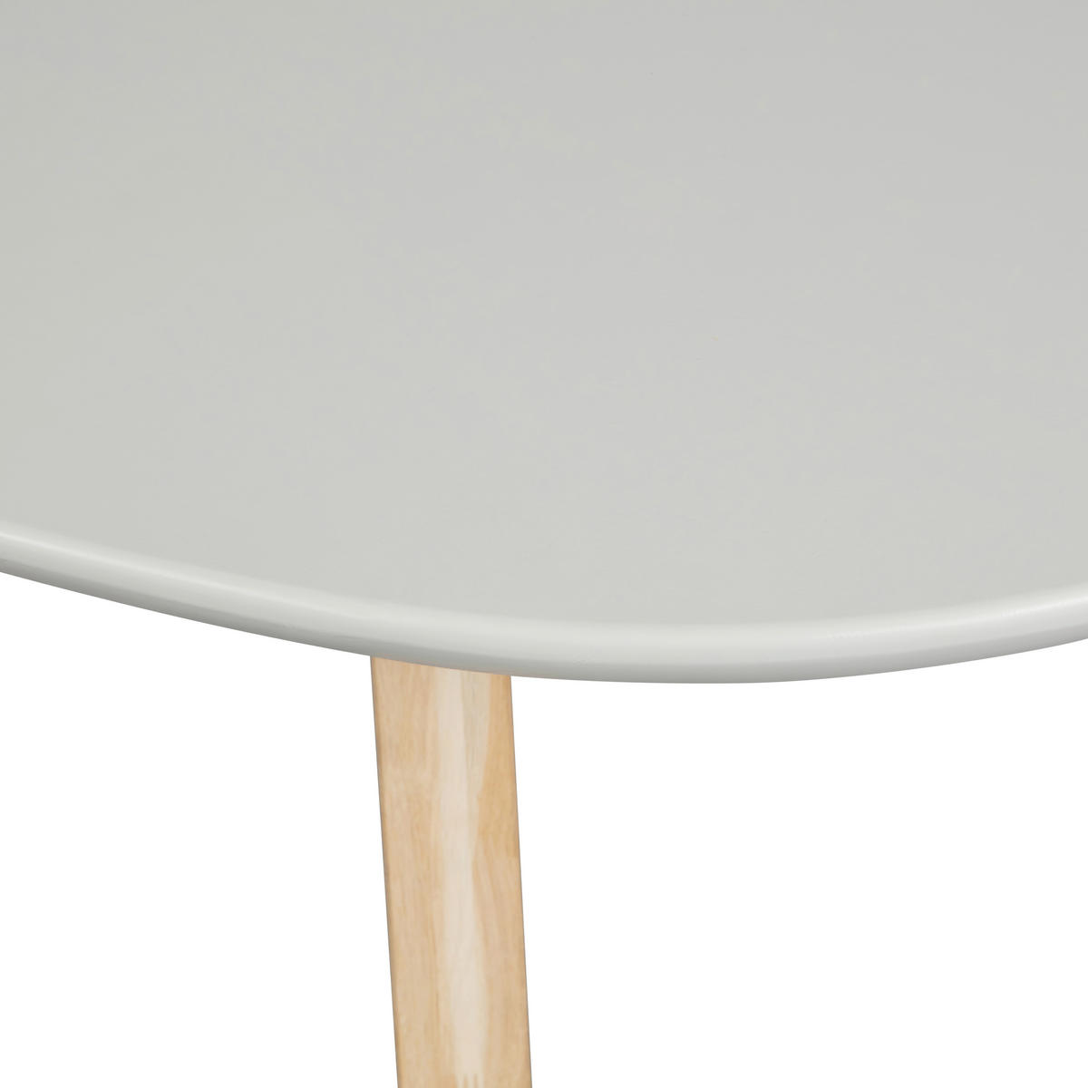 ESSTISCH Esche vollmassiv organisch Hellgrau  - Hellgrau/Naturfarben, MODERN, Holz (130/130/75cm) - Livetastic