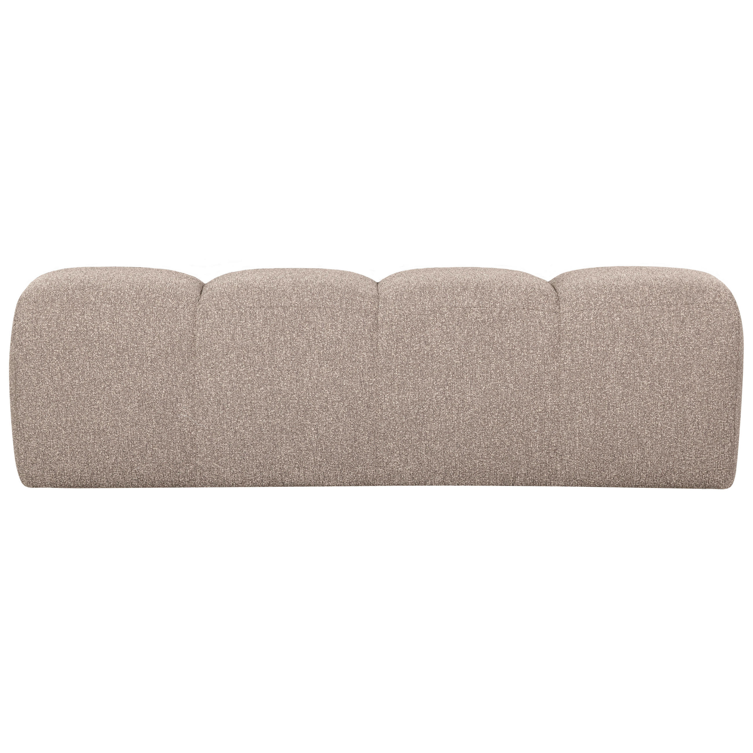 SITZBANK 164/49/45 cm Bouclé Beige  - Beige, Design, Textil (164/49/45cm) - Livetastic