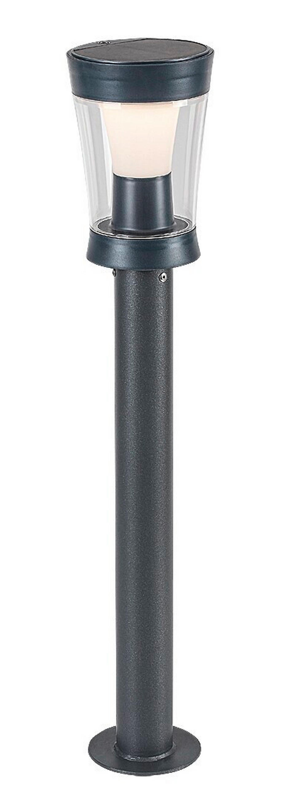 SVJETILJKA SOLARNA Angers  - siva/prozirno, Basics, plastika (12/63cm)