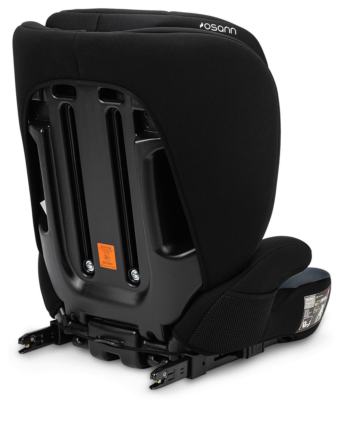 KINDERAUTOSITZ Komet Isofix  - Dunkelgrau/Schwarz, Basics, Kunststoff/Textil (44/55/43cm) - Osann