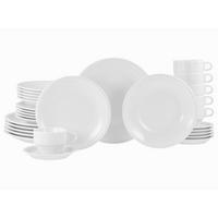KOMBISERVICE 30-teilig 6 Personen Weiß Milano  - Weiß, Basics, Keramik - Creatable