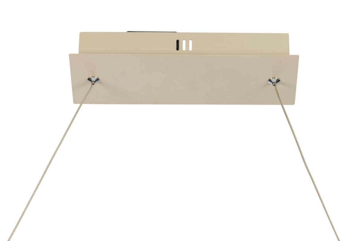 LED-HÄNGELEUCHTE Acrux 104/10/150 cm   - Sandfarben, Design, Kunststoff/Metall (104/10/150cm) - Novel