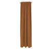 WÄRMESCHUTZVORHANG MILTON Verdunkelung 140/245 cm   - Dunkelorange, Basics, Textil (140/245cm)
