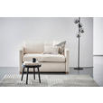 SCHLAFSOFA Flachgewebe Creme Bettkasten, Schlaffunktion, Rücken echt  - Buchefarben/Creme, KONVENTIONELL, Holz/Textil (144/81/97,5cm) - Carryhome