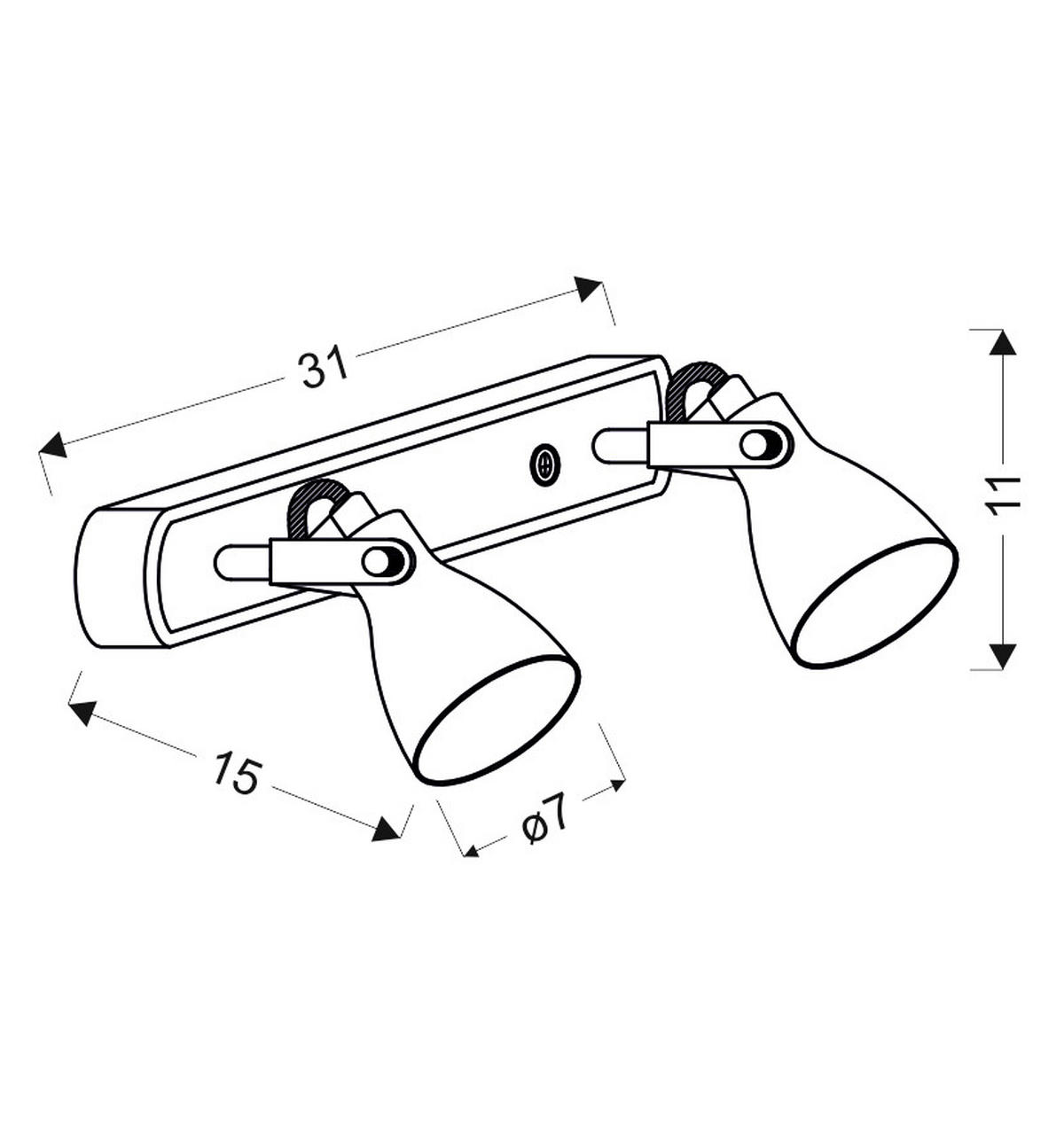 STRAHLER 31/15/11 cm   - Grau, Basics, Metall (31/15/11cm)