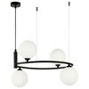 PENDELLEUCHTE 43,5/28/39 cm   - Schwarz, Basics, Glas/Metall (43,5/28/39cm) - MAYTONI