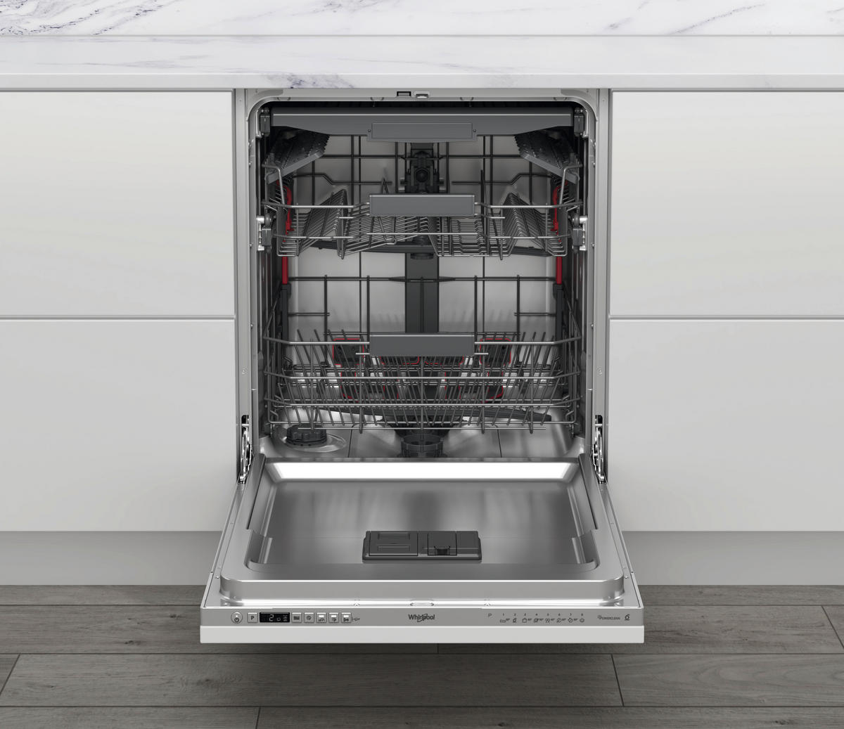SET APARATA - srebrne boje/crna, Design, staklo/metal - Whirlpool