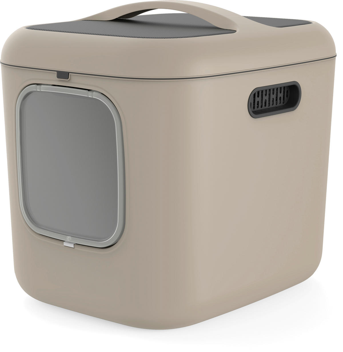 KATZENTOILETTE - Cappuccino, Basics, Kunststoff (49,9/57,6/61,4cm) - Rotho