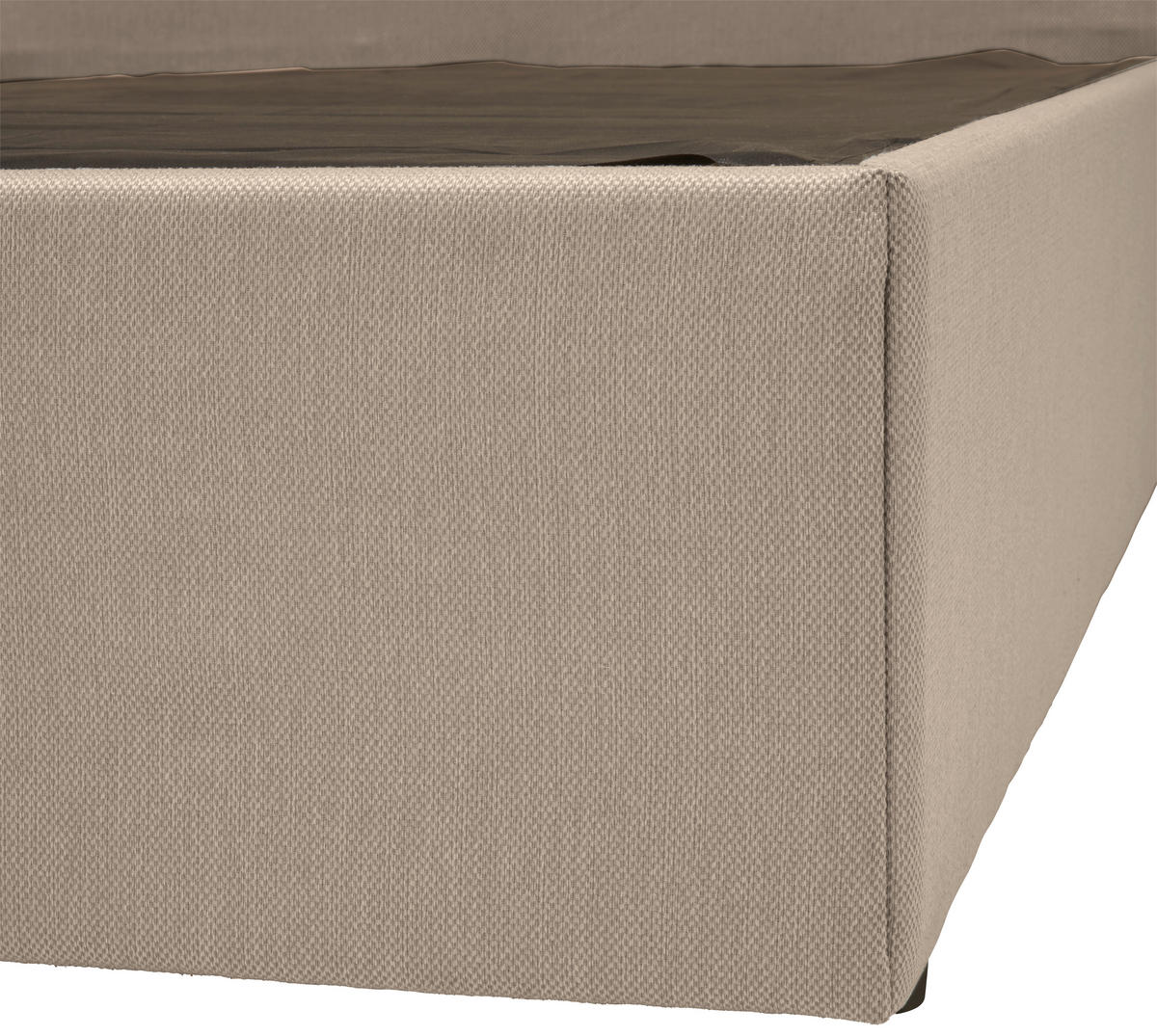 BOXBETT 120/200 cm  in Sandfarben  - Sandfarben/Schwarz, KONVENTIONELL, Holz/Kunststoff (120/200cm) - P & B