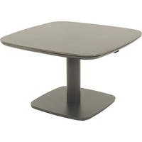 GARTENTISCH Metall, Keramik Anthrazit  - Anthrazit, MODERN, Keramik/Metall (80/80/51-74cm) - Ambia Garden