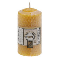 KERZE - Honig, Basics, Naturmaterialien (4,5/9,0cm)